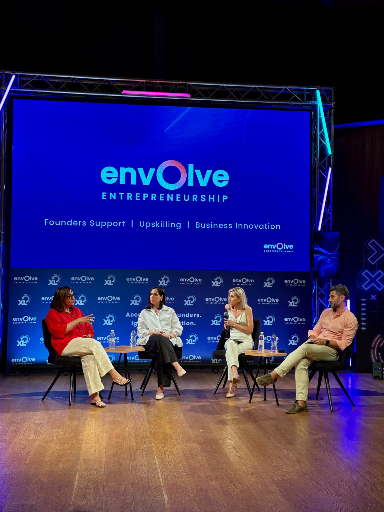 Maria Koletsou panel at envOlve Entrepreneurship