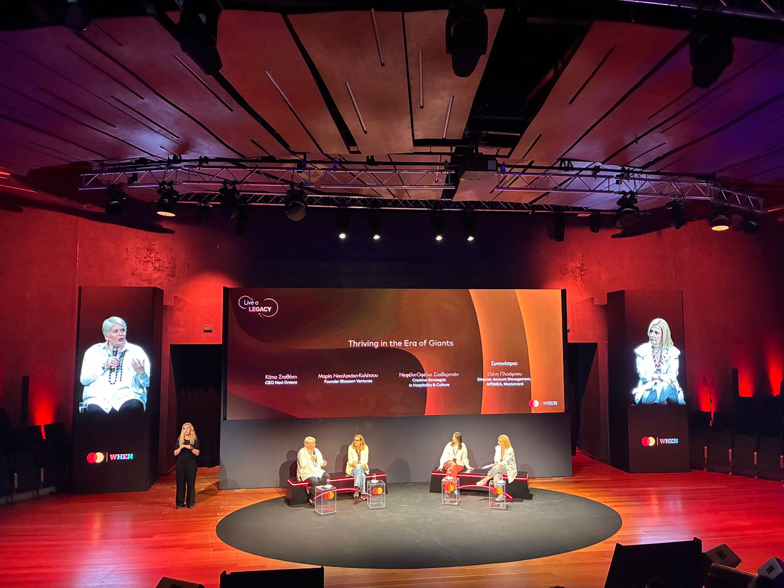 Maria Koletsou panelist at Mastercard Live A Legacy