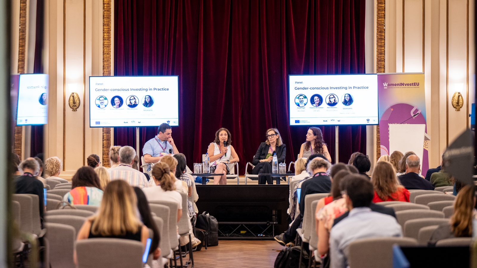 Maria Koletsou panelist at Women Invest EU Brussels